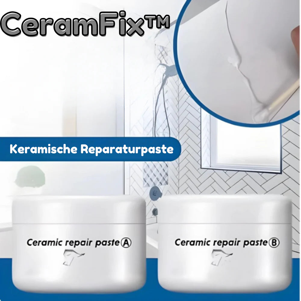 Keramik Reparaturpaste für Fliesen - Risse und Kratzer reparieren