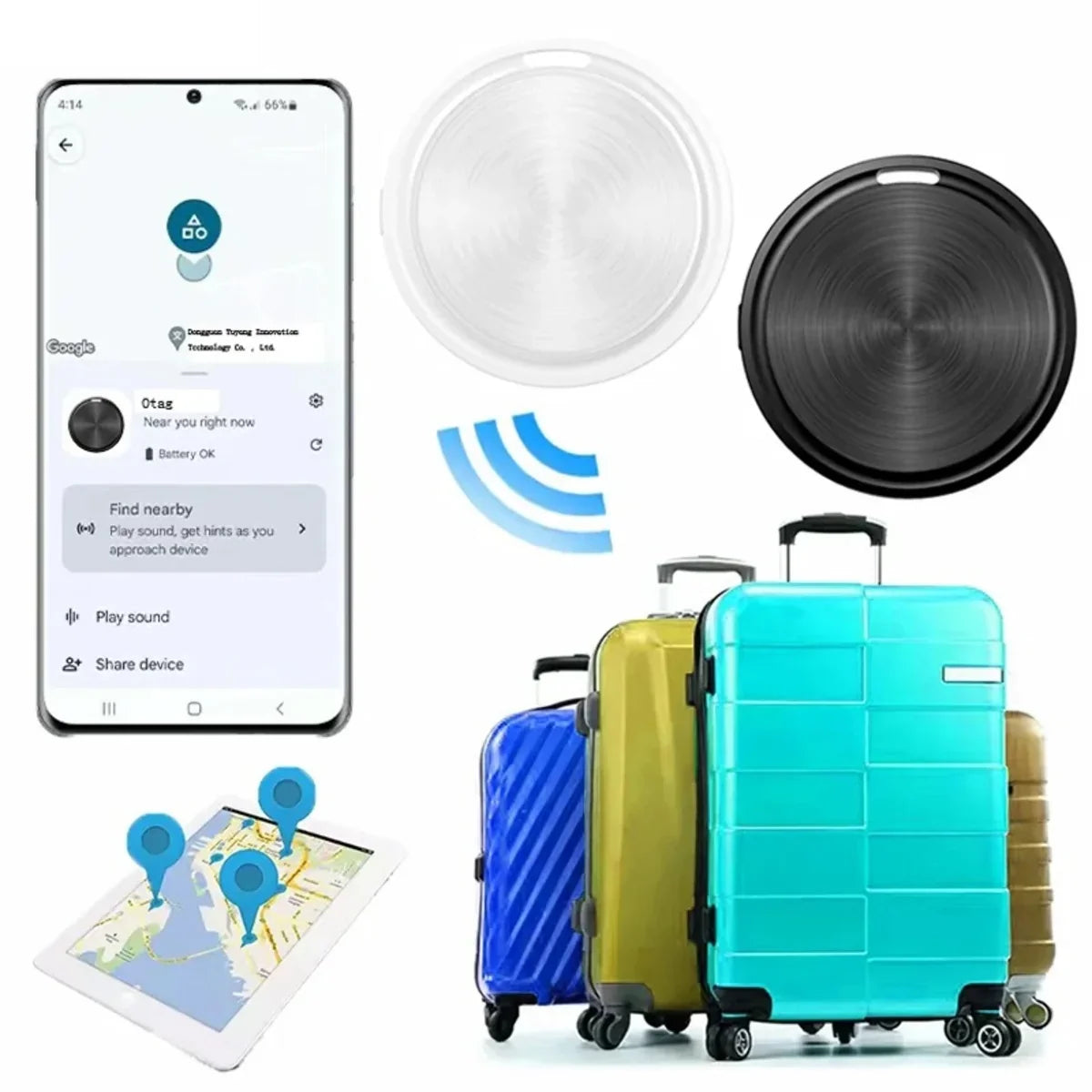 Bluetooth Smart Tag für Android – Gegenstände weltweit orten