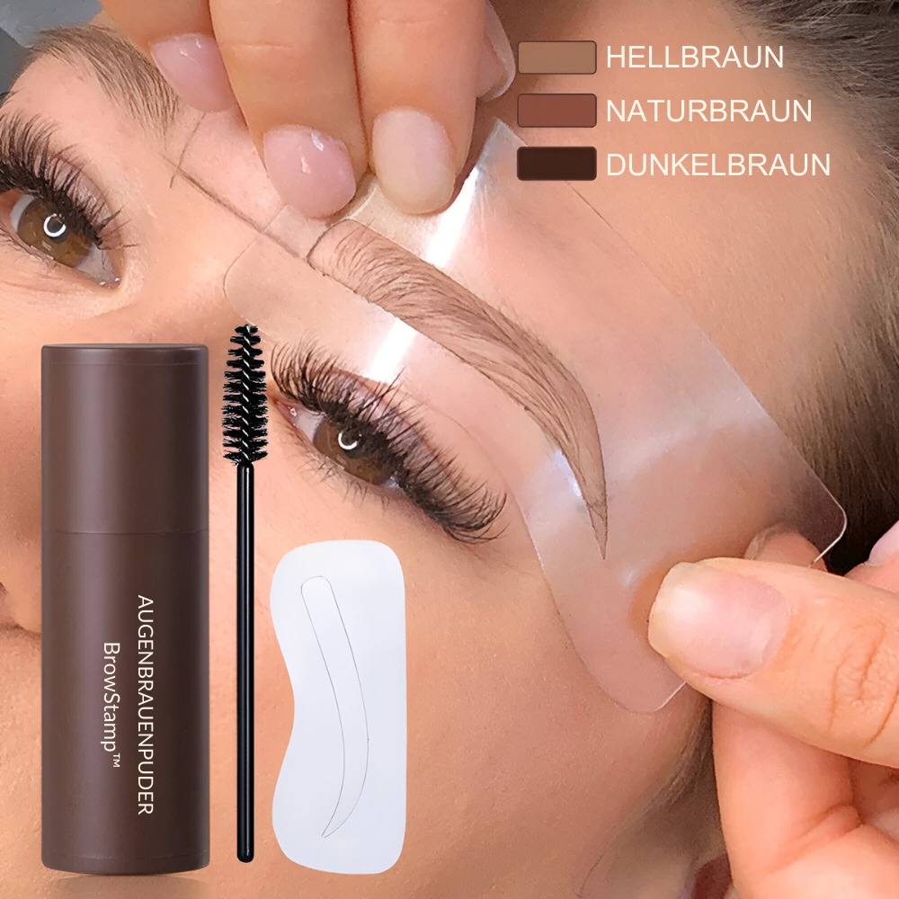 Augenbrauenstempel Set - Schablonen für perfekte Brauen