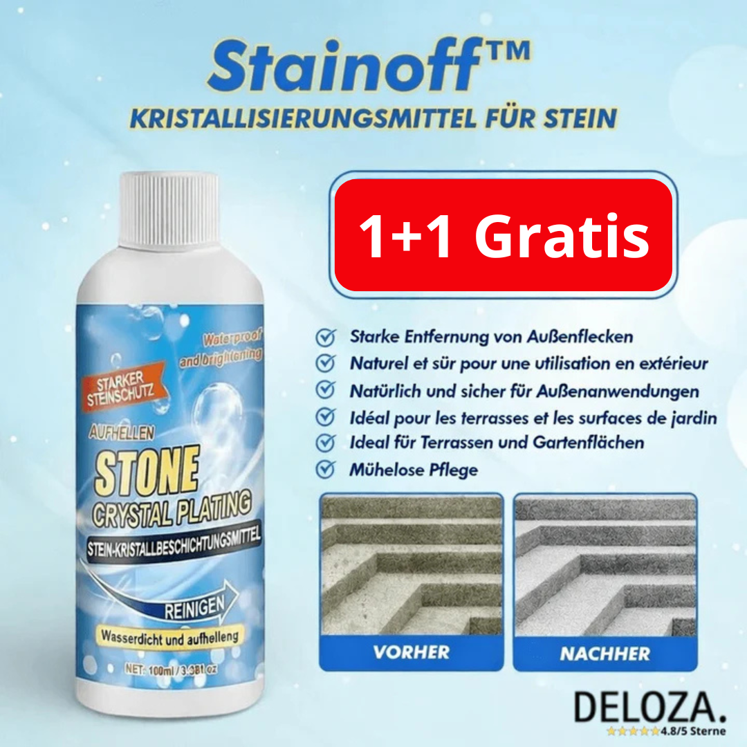 Steinreiniger Fleckenentferner für Naturstein Marmor Granit