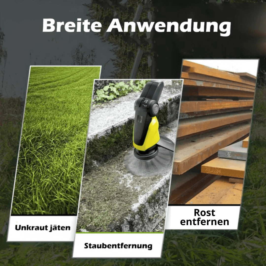 Präzisions-Rasentrimmer mit austauschbaren Klingen für Rasenkanten