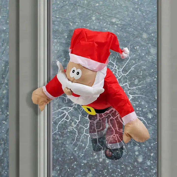 Weihnachtsfenster Deko mit LED Licht und Soundsensor batteriebetrieben