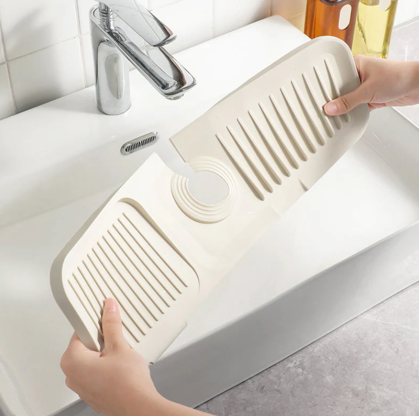 Spülbecken Silikonmatte rutschfest wasserableitend Küche Bad