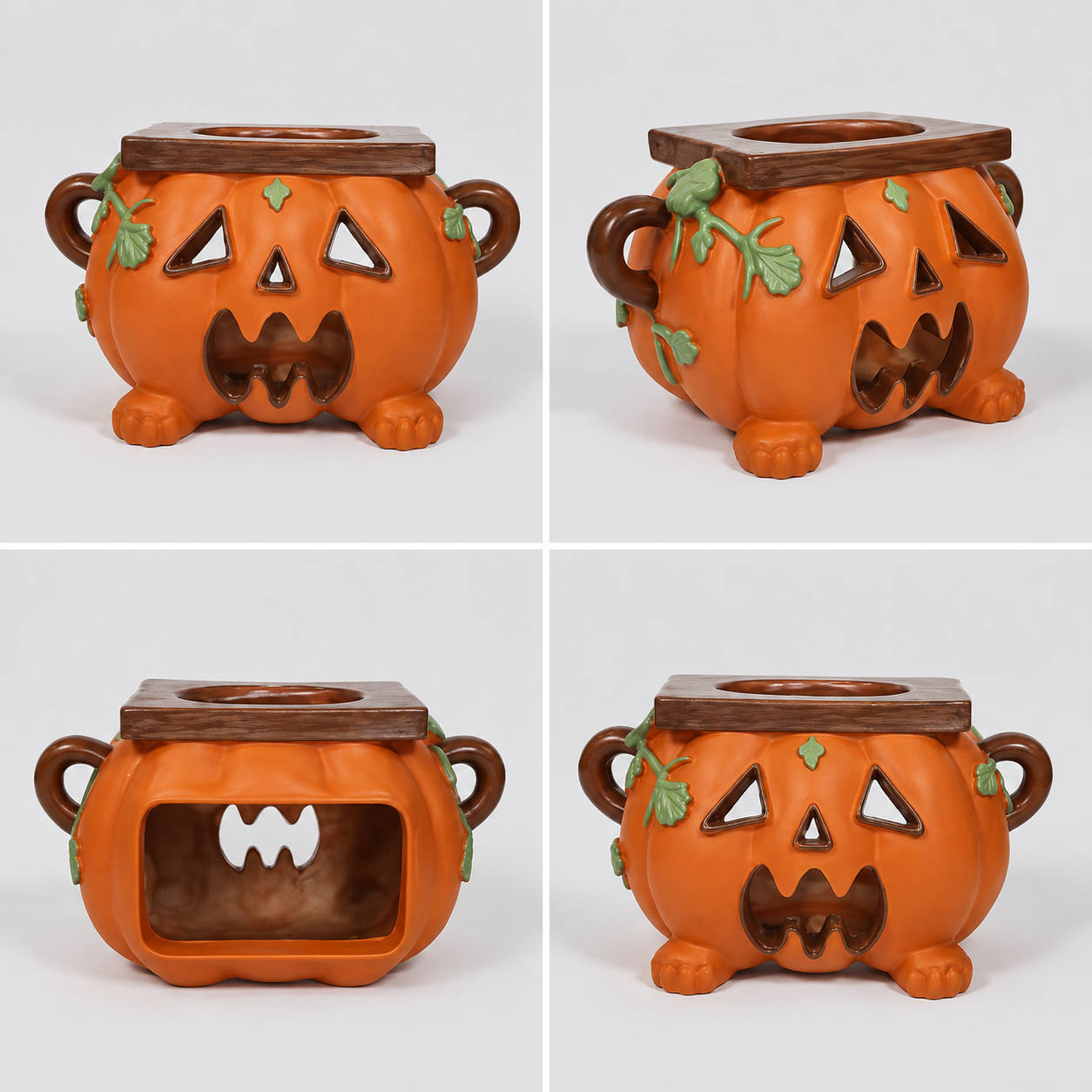 Kürbis Taschentuchbox aus Harz – Halloween Tischdeko mit Funktion