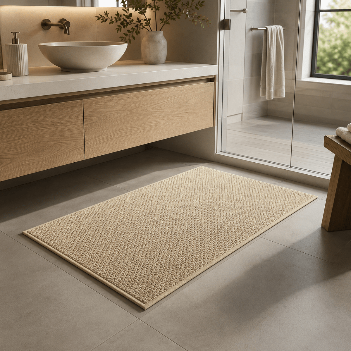 Saugstarke Fußmatte für Eingang, Flur und Terrasse