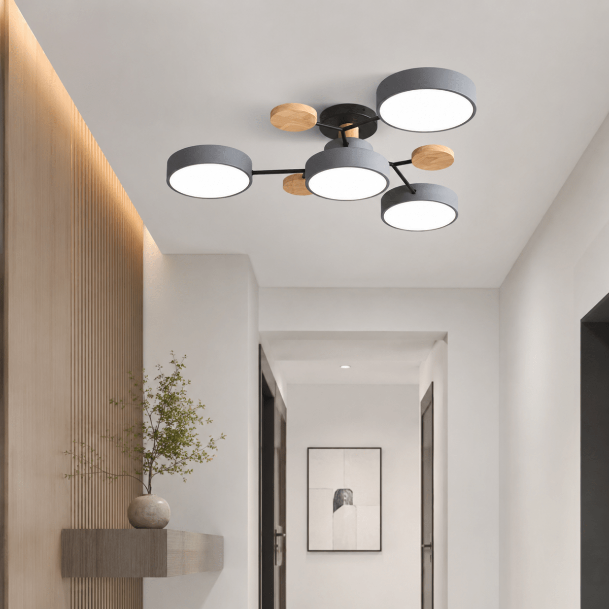Runde LED Deckenleuchte Minimalistisch für Wohn- und Schlafzimmer