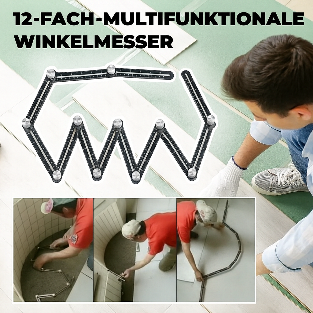 Konturenlineal verstellbar - Winkelmesser für Handwerk und Renovierung
