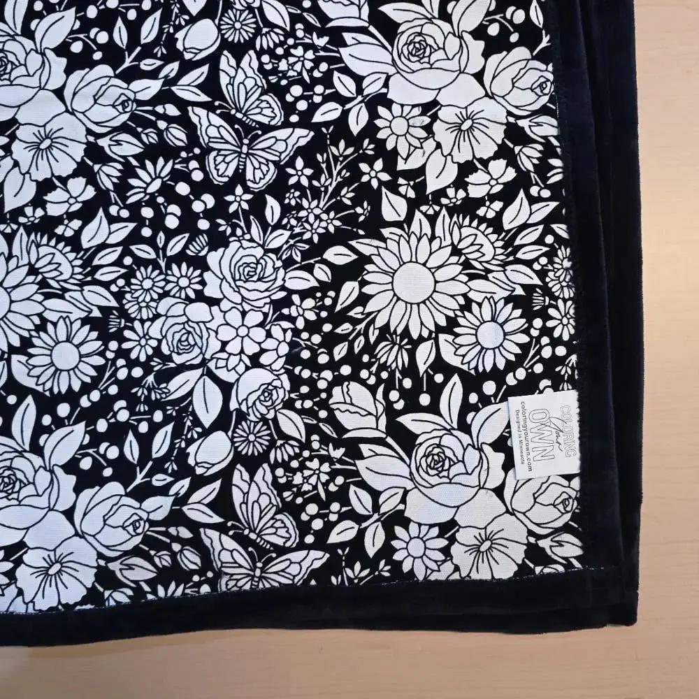 DIY Maldecke zum Selbstgestalten mit 24 Filzstiften - 150x125cm
