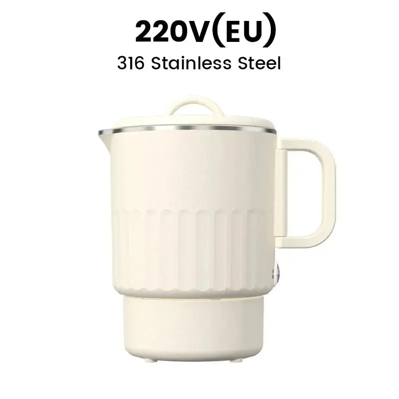 Faltbarer Elektrischer Wasserkocher Silikon - Reise Camping 800ml