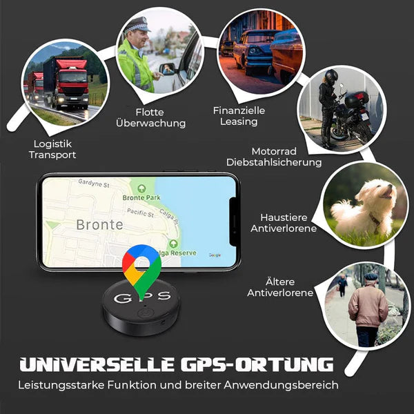 GPS-Tracker Echtzeit Ortung mit Magnet für Fahrzeuge und Gepäck