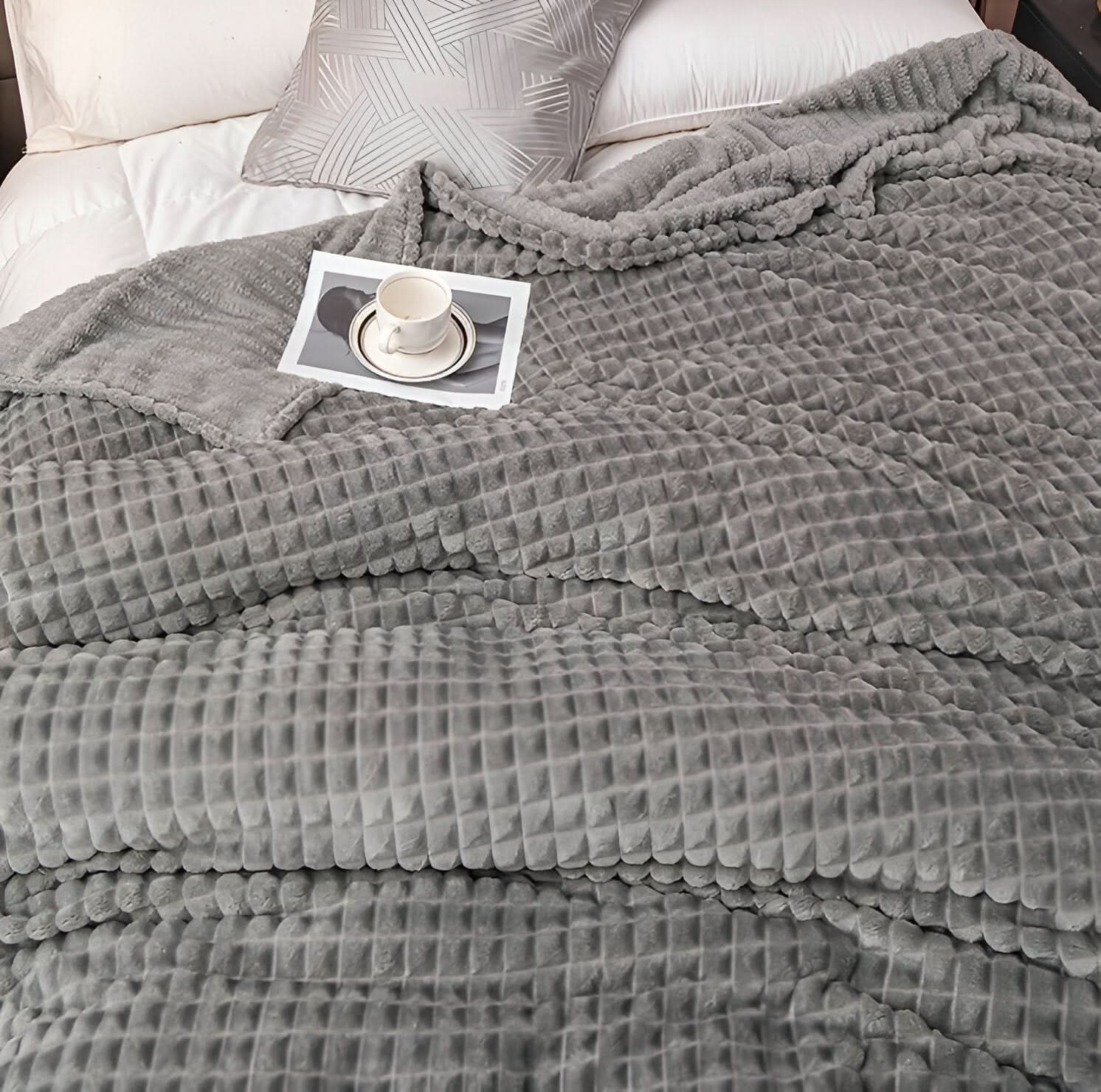 Fleecedecke aus Korallfleece – ultraweich und maschinenwaschbar