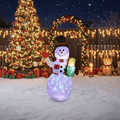 LED Weihnachtskugel mit Glitzer - Beleuchtetes Baumornament