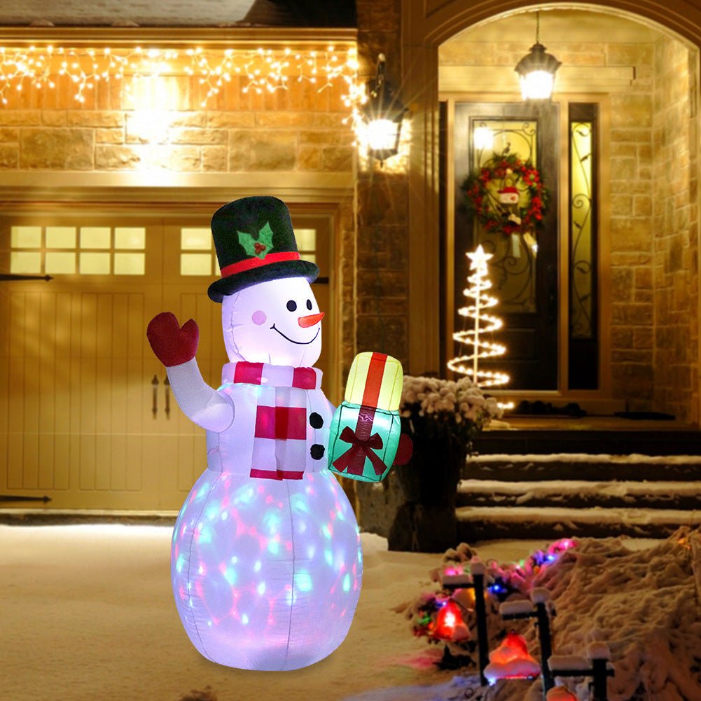 LED Weihnachtskugel mit Glitzer - Beleuchtetes Baumornament