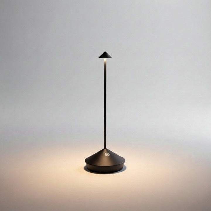Kabellose LED-Tischlampe dimmbar wasserfest für innen und außen