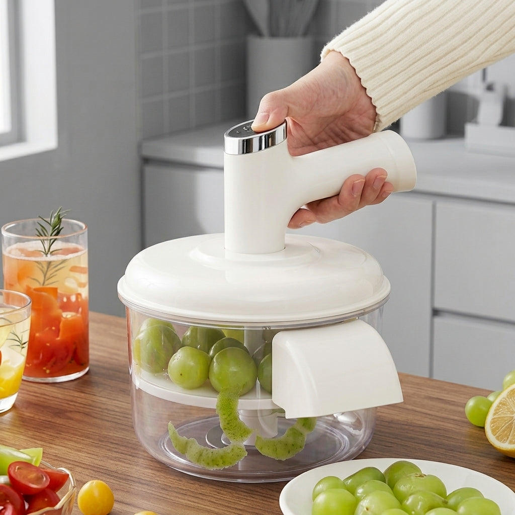 Elektrischer Obstschäler mit Mixer-Funktion – 2-in-1 Küchengerät
