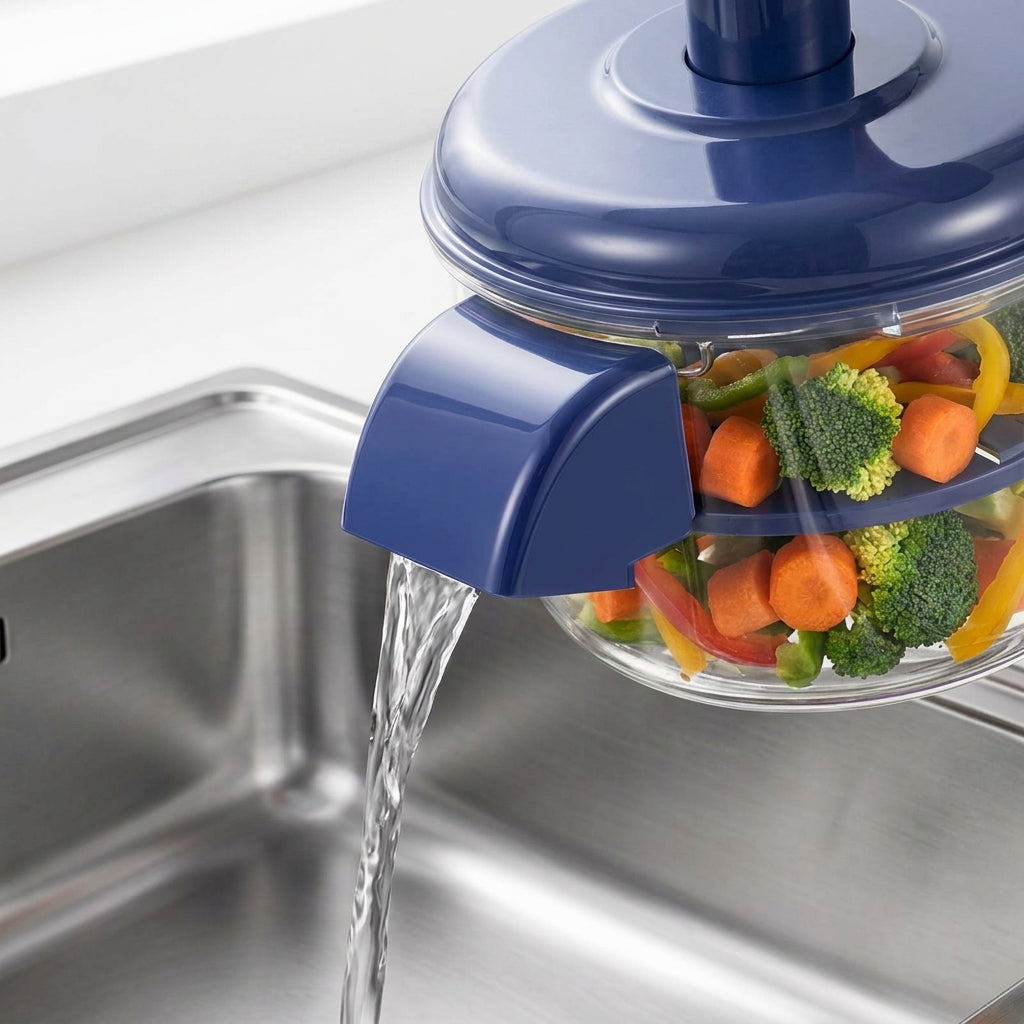 Elektrischer Obstschäler mit Mixer-Funktion – 2-in-1 Küchengerät