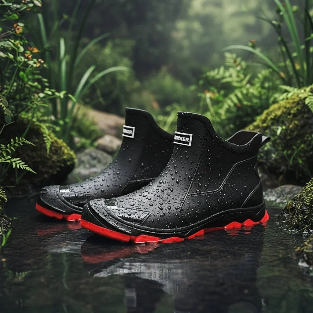 Knöchelhohe Gummistiefel – Wasserabweisend und Rutschfest