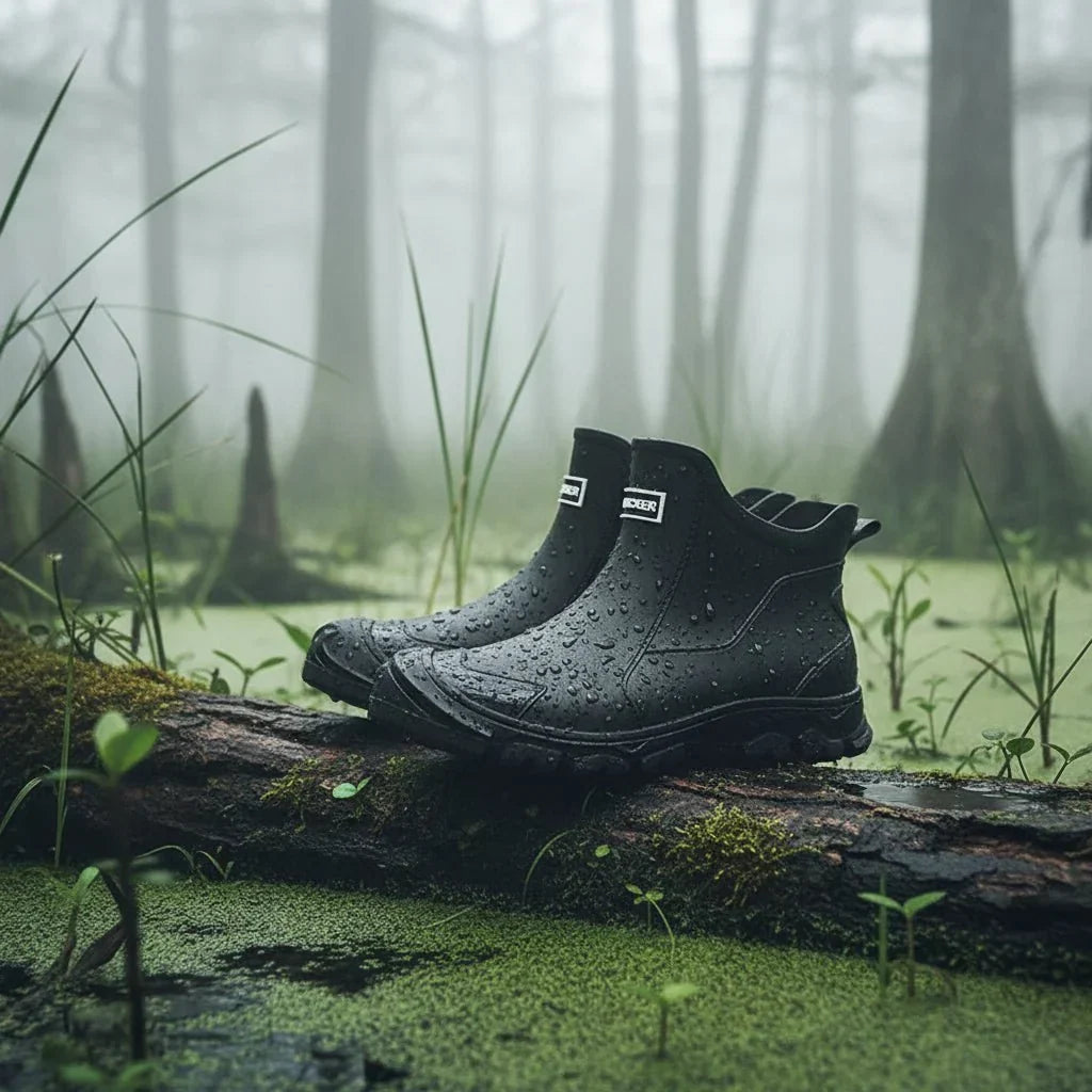 Knöchelhohe Gummistiefel – Wasserabweisend und Rutschfest