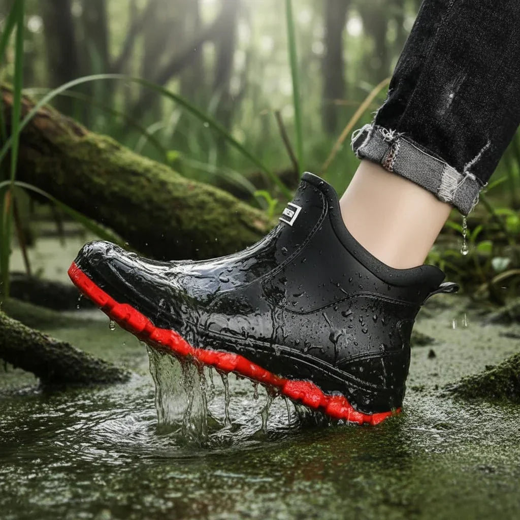 Knöchelhohe Gummistiefel – Wasserabweisend und Rutschfest