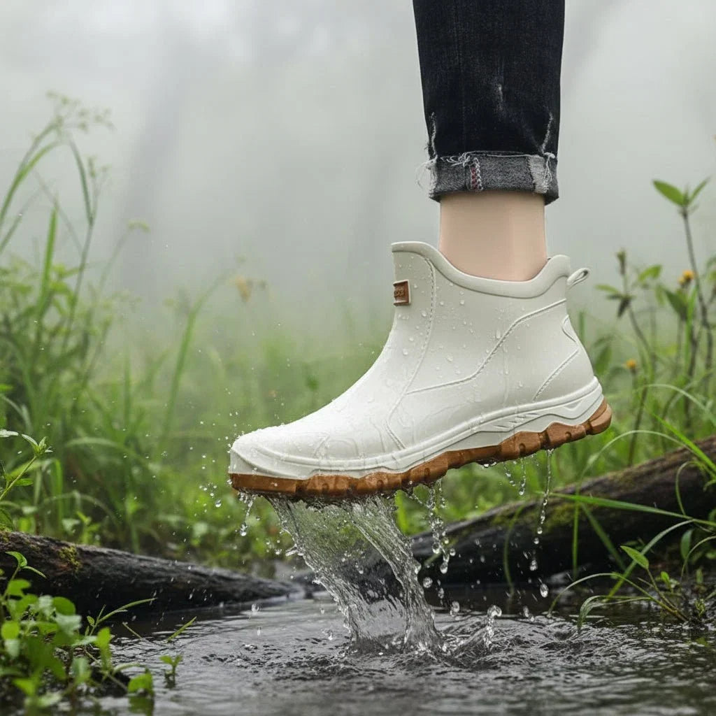 Knöchelhohe Gummistiefel – Wasserabweisend und Rutschfest
