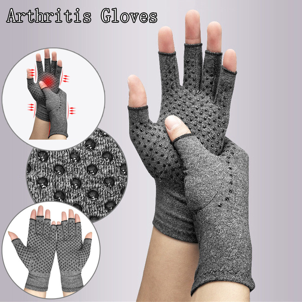 Kompressionshandschuhe mit offenen Fingern für Arthritis und Rheuma