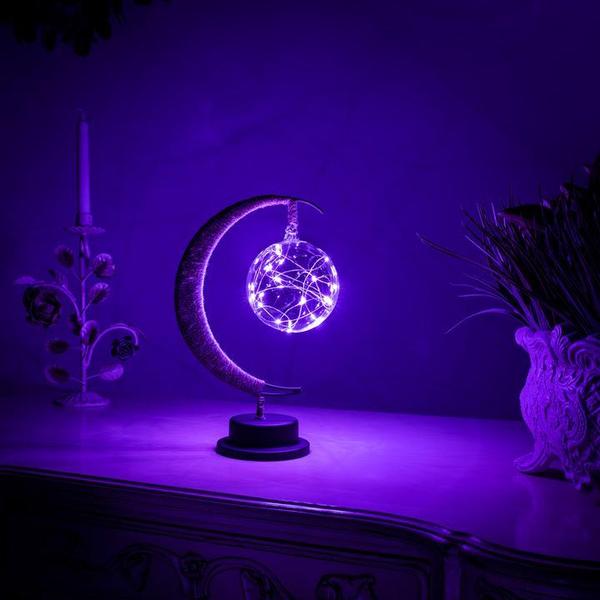 Mondlampe mit Farbwechsel – kabellose LED Dekoleuchte