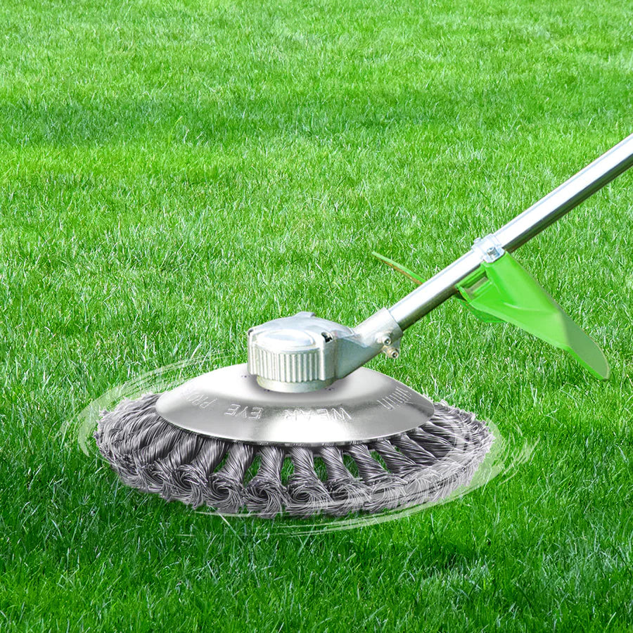 Unkrautbürste Stahldraht für Garten - Moos Unkraut Gras Entferner