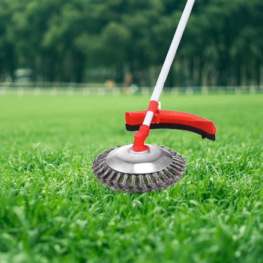 Unkrautbürste Stahldraht für Garten - Moos Unkraut Gras Entferner