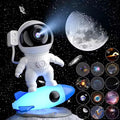 Sternenhimmel Projektor Lampe mit 4K Galaxieprojektion und Raketendesign