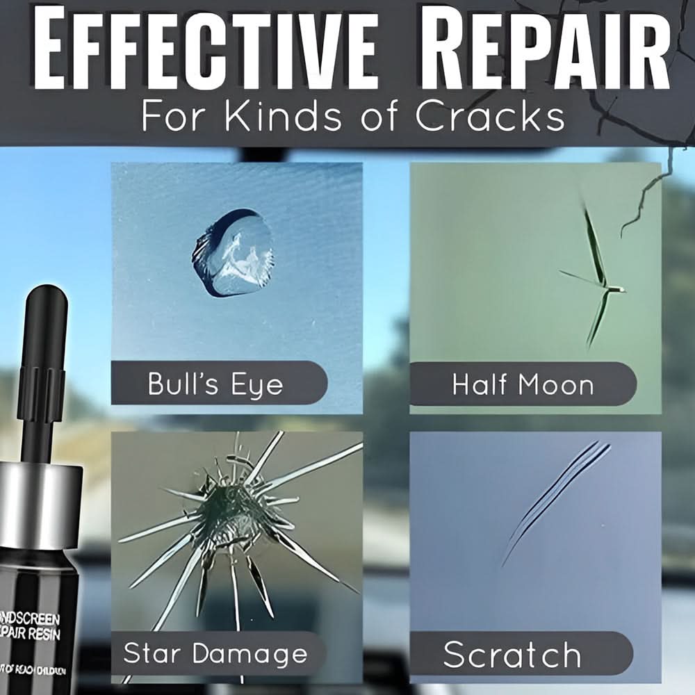 Glasriss Reparaturset – Windschutzscheibe & Fensterscheibe reparieren