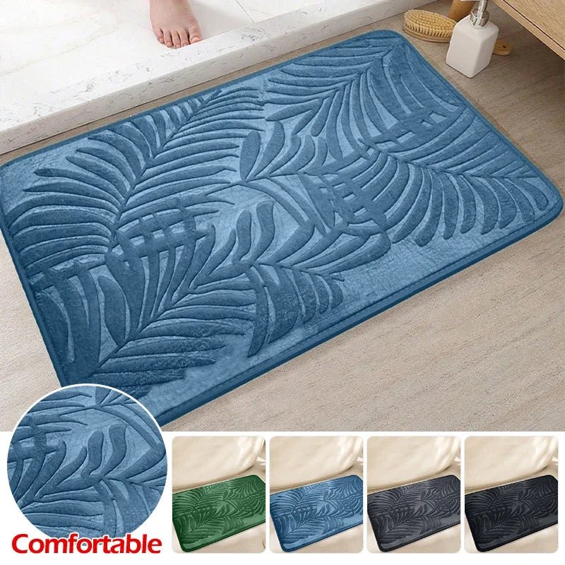 Memory Foam Badematte rutschfest – saugstark und weich