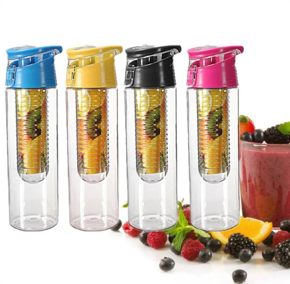 Trinkflasche mit Fruchtinfuser – 700 ml, BPA-frei, für Sport & Alltag