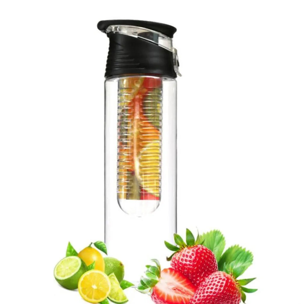 Trinkflasche mit Fruchtinfuser – 700 ml, BPA-frei, für Sport & Alltag