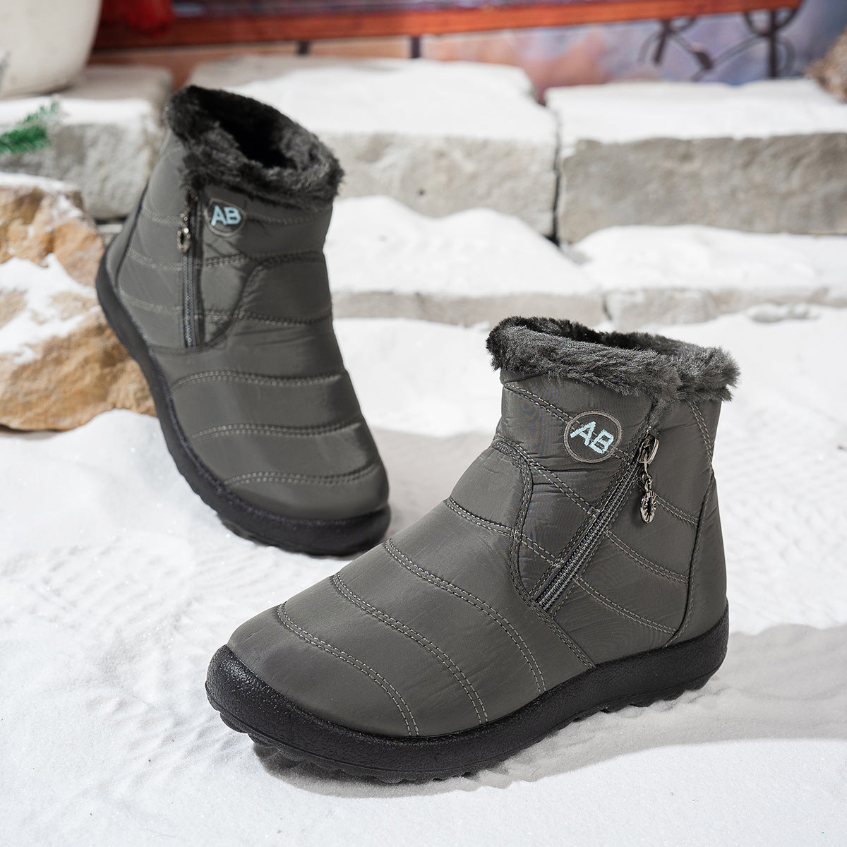 Damen Winterstiefel wasserdicht warm rutschfest und leicht