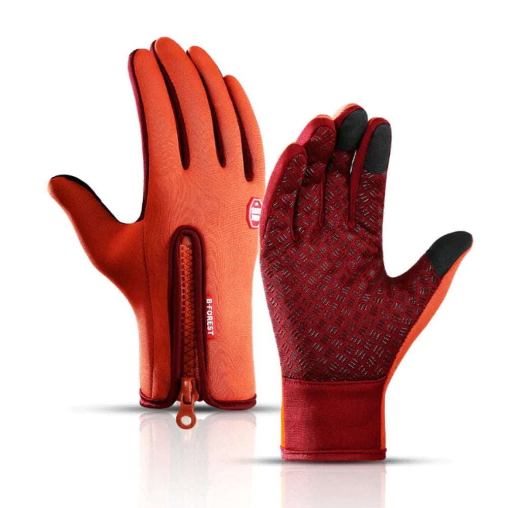 Wasserdichte Winterhandschuhe mit Touchscreen und Fleece-Futter