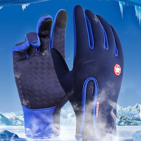 Wasserdichte Winterhandschuhe mit Touchscreen und Fleece-Futter