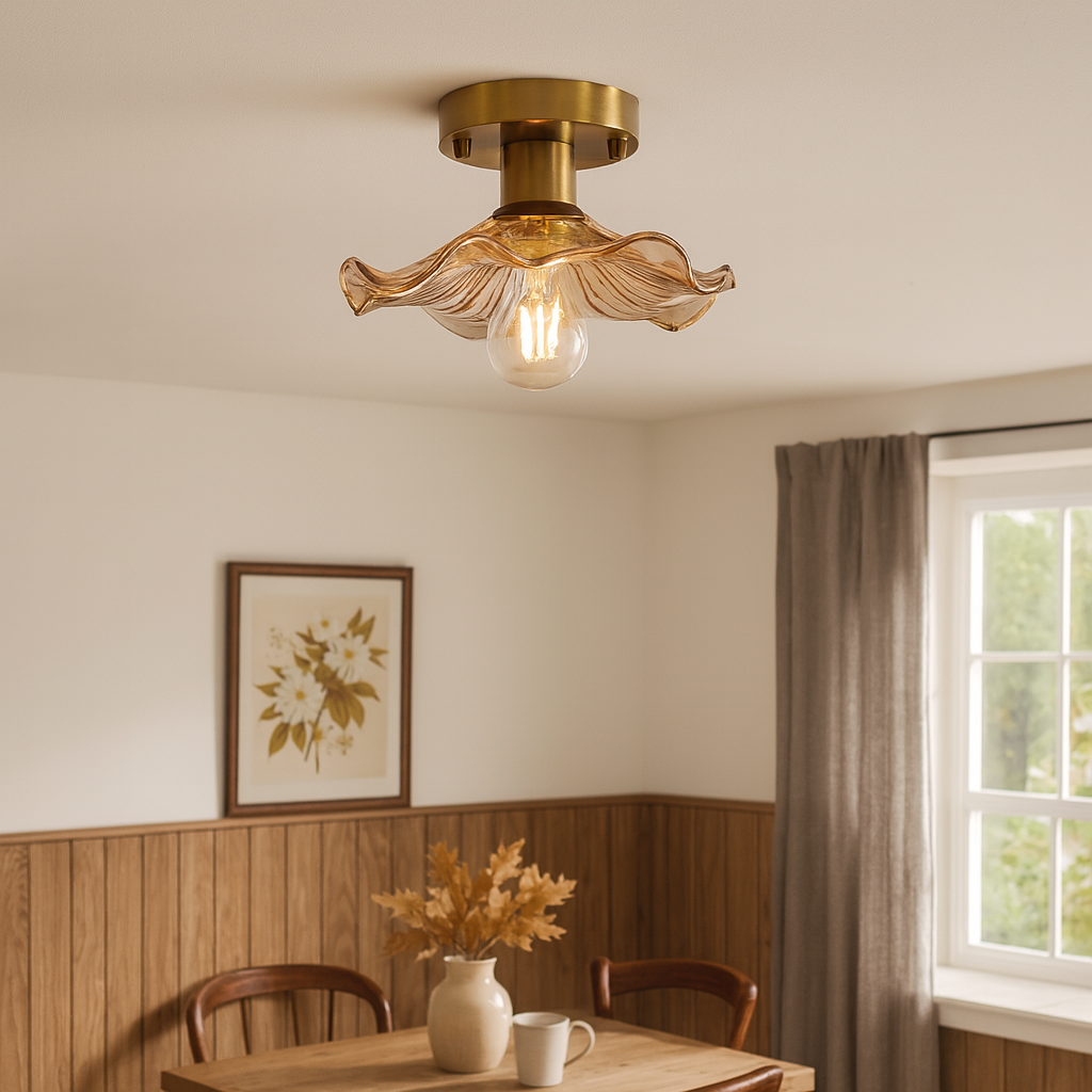 Deckenleuchte Blumenform – LED Deckenlampe mit diffusem Licht