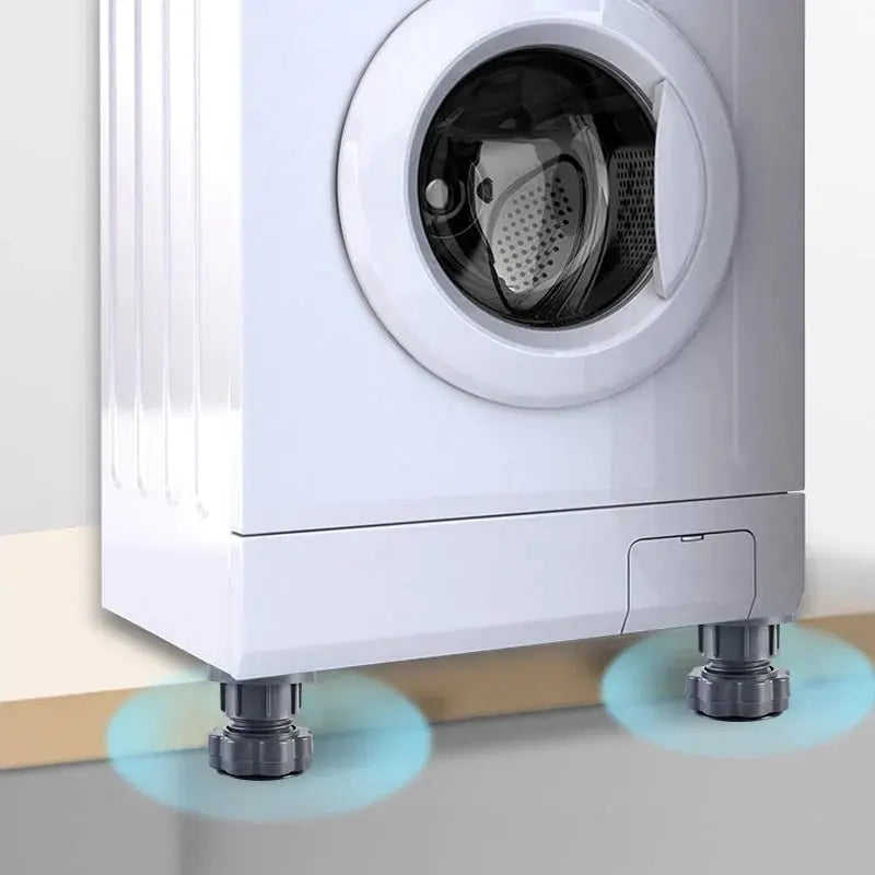 Waschmaschinenfüße höhenverstellbar - Anti-Vibrations-Pads 4 Stück
