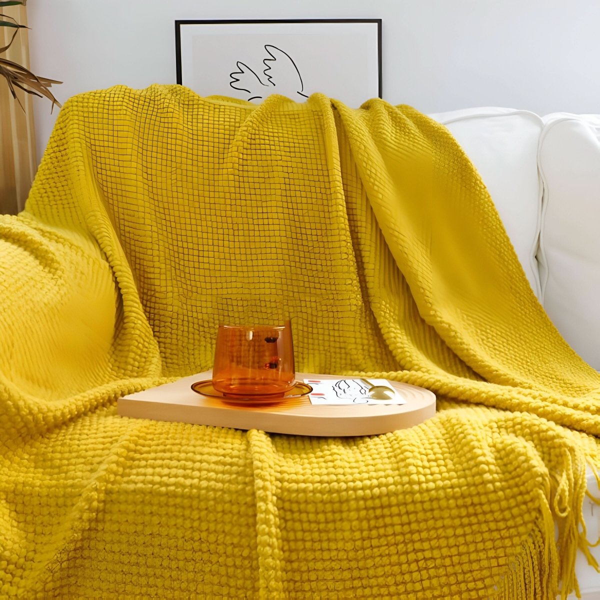 Strick-Fleecedecke mit Fleece-Innenfutter – weich und dekorativ
