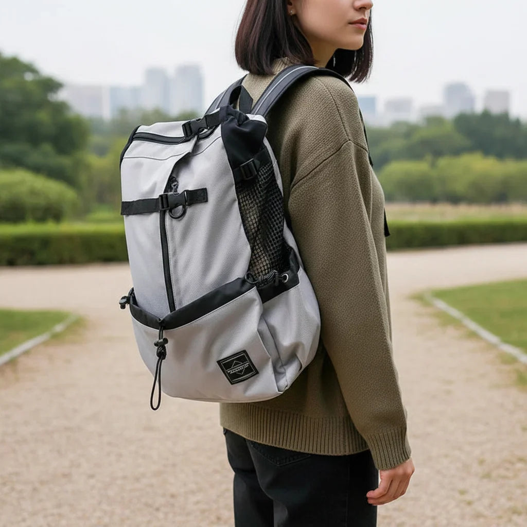 Hunde Tragetasche Rucksack – Ergonomisch & Atmungsaktiv