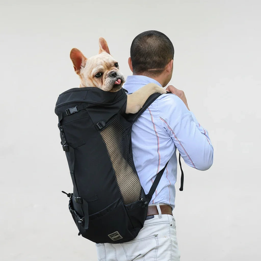 Hunde Tragetasche Rucksack – Ergonomisch & Atmungsaktiv