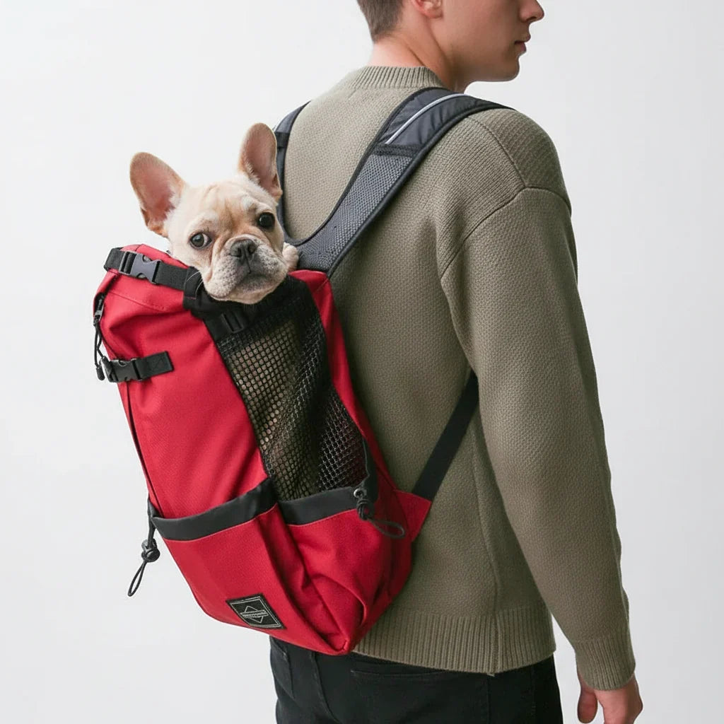 Hunde Tragetasche Rucksack – Ergonomisch & Atmungsaktiv