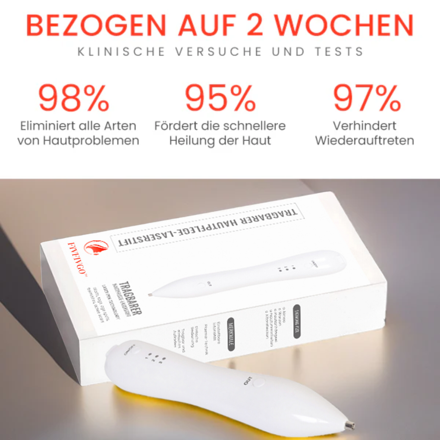 Laser Hautpflege Stift für Pigmentflecken und Hautunreinheiten