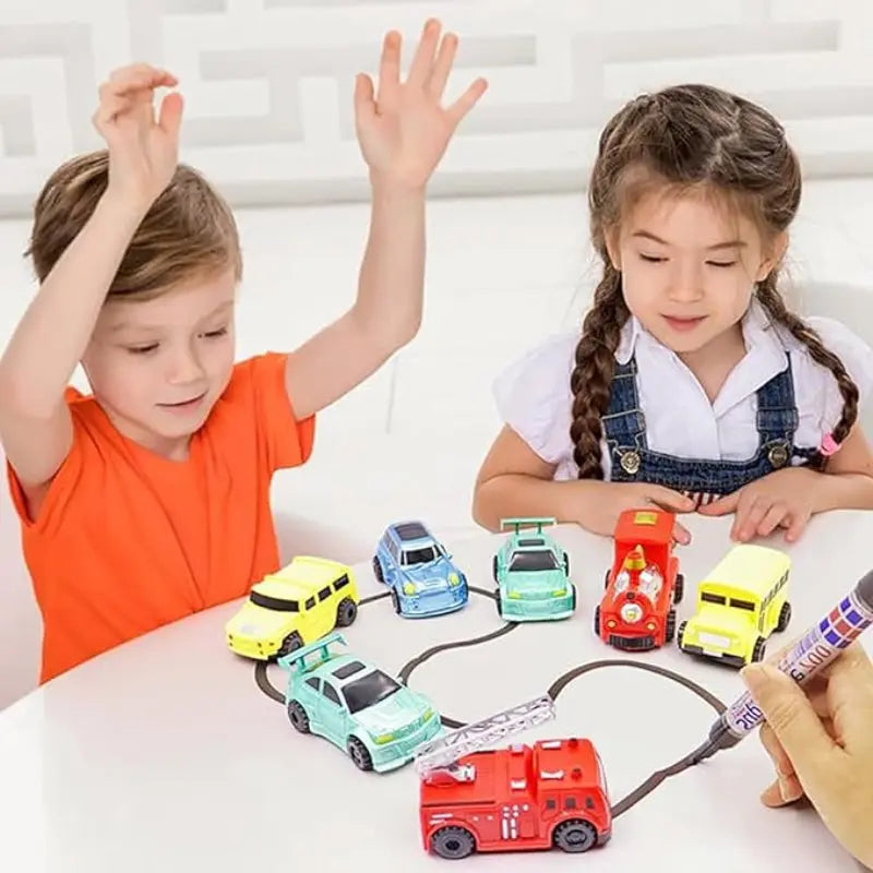 Induktions-Spielzeugauto folgt gezeichneten Linien - Lernspielzeug