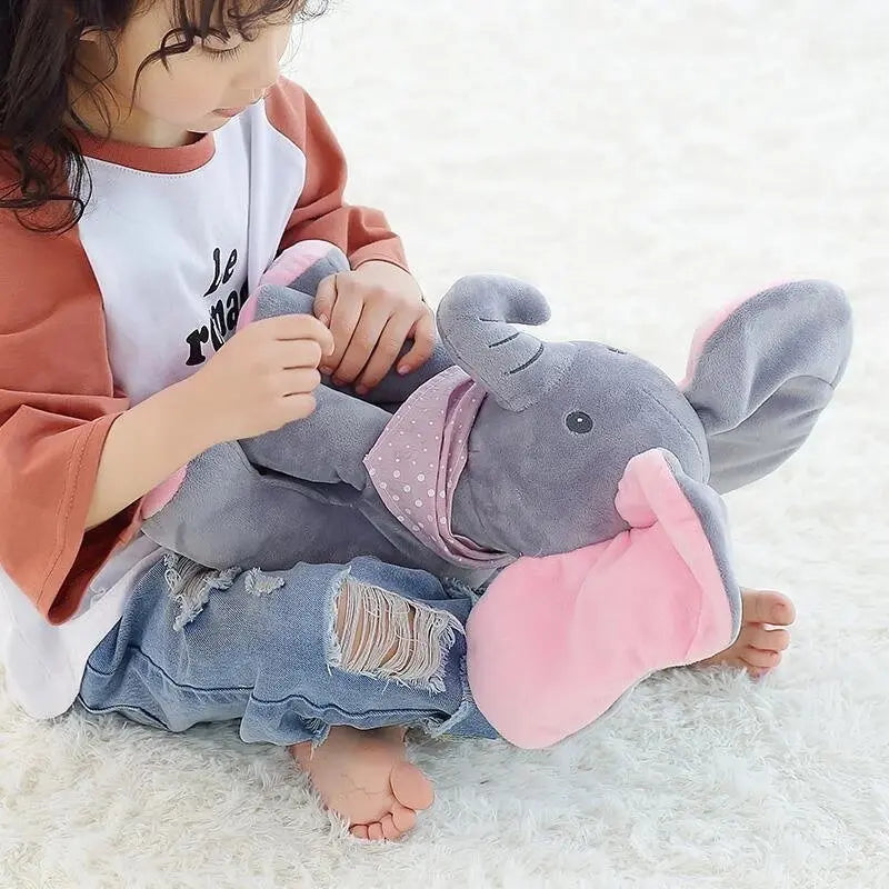 Interaktiver Plüsch Elefant mit Musik und beweglichen Ohren