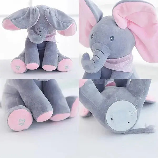 Interaktiver Plüsch Elefant mit Musik und beweglichen Ohren