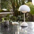 Kabellose LED-Tischlampe Retro-Pilz-Design dimmbar per Touch