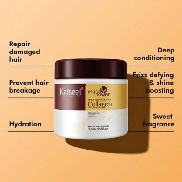 Reparierende Haarcreme für geschädigtes Haar - Glanz & Feuchtigkeit