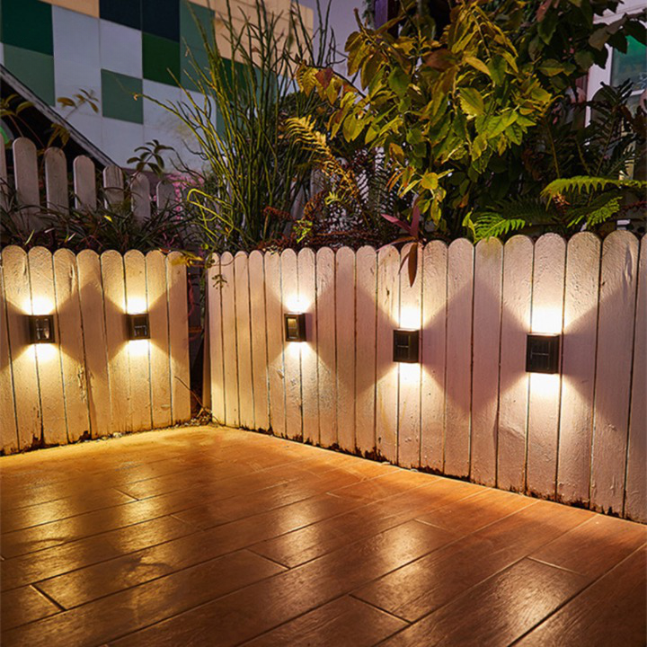 Wandlampe Außen mit warmweißem LED-Licht – 4er-Set