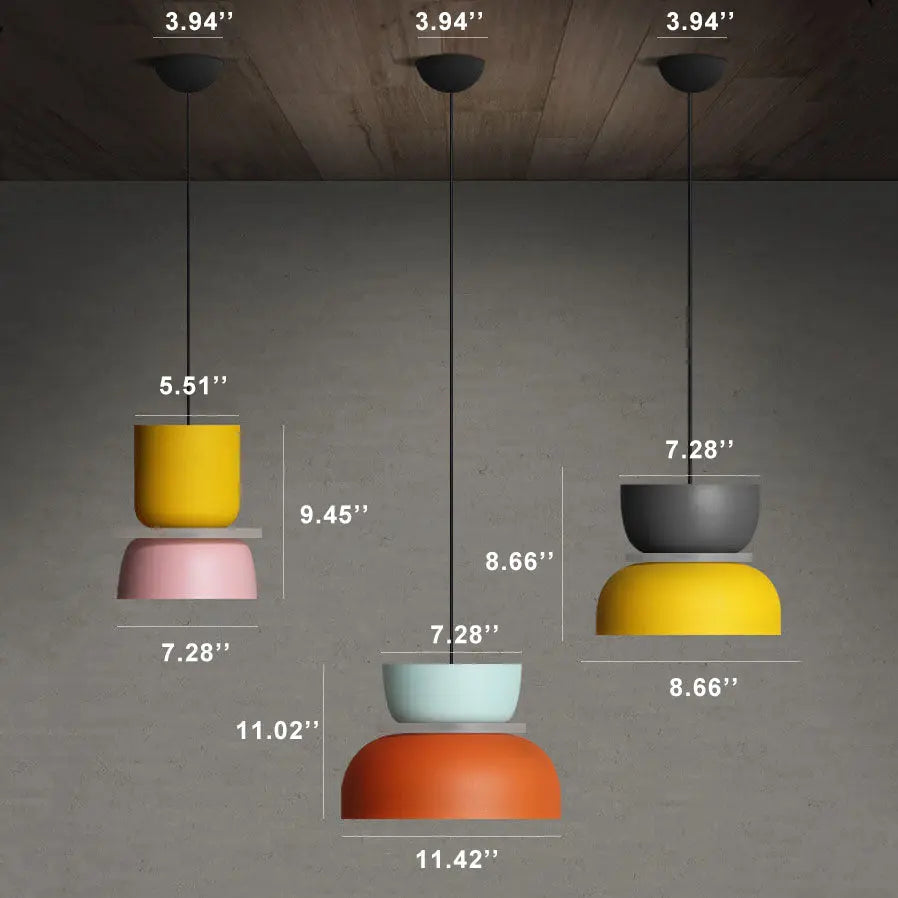 LED Hängeleuchte Metall Pendellampe Esszimmer Küche Skandinavisch